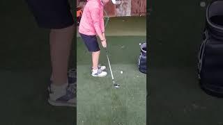 Insane trick shot!#golf