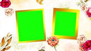 Wedding Invitation Green Screen Video Vlank template Free Download | Wedding Green Screen