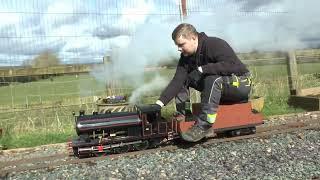 Melton Mowbray & D M E S March Sunday steam up  STARRIING Scott Greggs brand new loco ..  2024