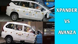 Crash Test Mitshubishi Xpander Vs Toyota Avanza