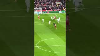 Mac Allister goal against Real madrid vs Liverpool(0-2) #macallister #ucl #liverpool #realmadrid