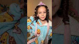 My daughters diy no heat hair hack #sacconejolys #jonathanjoly #shorts #hairstyle ￼