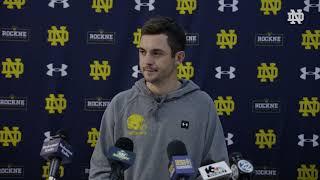 Tommy Rees | Post Practice | Notre Dame Football