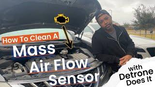 How to clean a Mass Air Flow Sensor | Nissan Code P0101