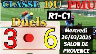 Pronostic PMU : Bases Solide du quinté du mercredi 26/03/2025 R1-C1