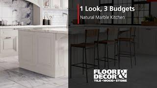 1 Look, 3 Budgets: Marble Kitchens