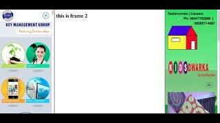 HTML and CSS Tutorial : Program for self,blank,top,parent,namedframe in HTML.