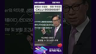 보험사는 왜 CKLU를 주목할까? 언더라이터란 이런 직업! #CKLU #보험자격증# 토마토패스