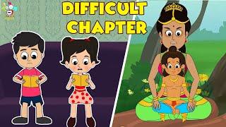 Difficult Chapter | Exam's Pressure | English Moral Stories | English Animated | English Cartoon