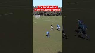 The Brutal Side Of Sunday League Football #gbh #abh #fightclub #brexittackle #brutaltackle #red