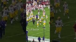 Alabama and LSU get into it before game!!! #cfbnews