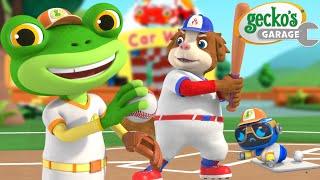 Batter Up! Baseball Showdown | Gecko's Garage | Trucks For Children | Cartoons For Kids