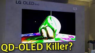 LG G3 (70% Brighter with MLA OLED Panel) & C3 OLED TV First Look