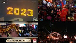 [2022-2023] New Year's Countdown on 4 Networks (ABC/CBS/CNN/NBC)