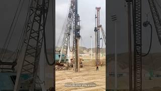 Diesel pile driver piling process-Good ideas and good tools can make work easy