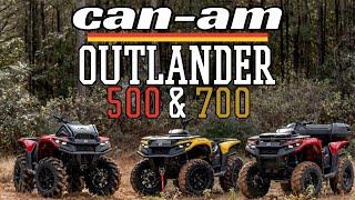 2023 CanAm Outlander 500 & 700! All new ATVs from CanAm!