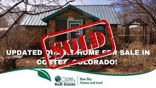 SOLD! Living in Southwest Colorado...Updated Quaint Home For Sale in Cortez, Colorado!