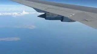 Iran Air Boeing 747SP over Margarita Island, Venezuela