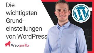 Grundeinstellungen von WordPress