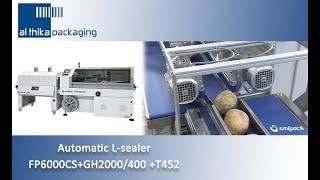 Automatic l-sealer wth shrink tunnel for fruit and vegetable by Smipack
