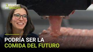 Inventora mexicana logra ‘imprimir carne’ en 3D; podría convertirse en ‘la comida del futuro’