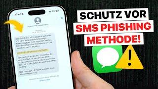 NEUE iMessage/SMS Phishing-Methode (Social-Engineering) ️ - JETZT schützen! | Nils-Hendrik Welk