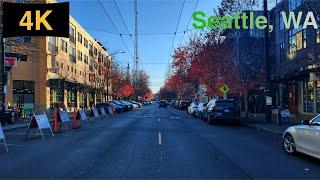 Queen Anne, Seattle, WA Driving Tour in Fall 2022.