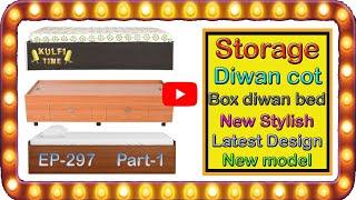 Storage box diwan cot | box divan | model's | design | EP.297 | Part.1 | sri maari furnitures | 2021