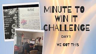 Minute To Win It Challenge / By Pam's Winning channel #exercise #motivation #challenge