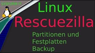 Rescuezilla Festplatten Partitionen Backup