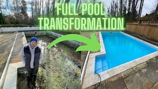 FULL POOL TRANSFORMATION!!!