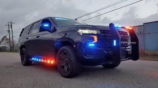 2021 Tahoe PPV Feniex Police Lights by EFS Houston Emergency Fleet Service