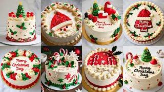 Christmas Day Cake Designs Idea/Christmas Day Theme Cake/Santa Clause Cake Design/New Year Cake#cake