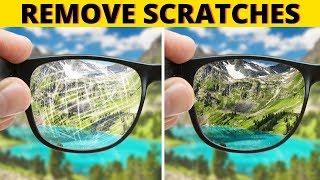 Remove Scratches from Eyeglasses and sunglasses Lenses Using Toothpaste