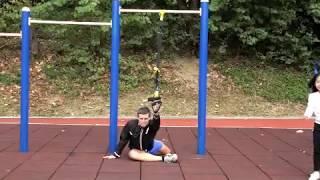 Anatomy trains stretch routine with the TRX