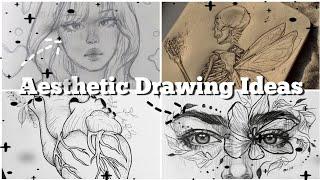 Asethetic Drawing Ideas Compilation Part 1 to 5 #viral #aesthetic #blackpink #drawing