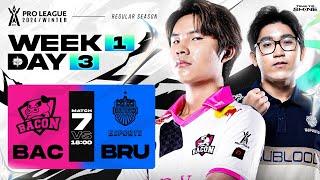 Bacon Time  Buriram United | การแข่งขัน RoV Pro League 2024 Winter รอบเก็บคะแนน Week 1 Day 3