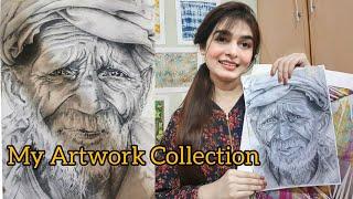 My Artwork Collection || Portfolio || Drawings || Portraits || Designs