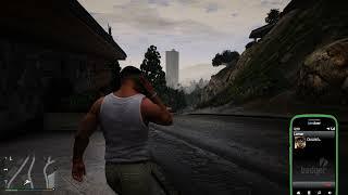 GTA 5 - FRANKLIN calls LAMAR (About Tanisha) 