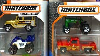 COLLECTION OF MATCHBOX ON MISSION 18 DIFFERENT MBX PACKS AND PLAYSETS - MIGHTY MACHINES FIRE TRUCKS