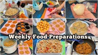 How to Make and store Things to Save Time & Effort | Weekly Food Preparations 