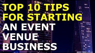 How to Start an Event Venue Business | Free Event Venue Business Plan Template Included