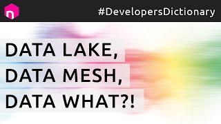 Data lake, data mesh, data what?! // English