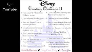 Disney Drawing Challenge 2017 Announcement ft. Zemmy