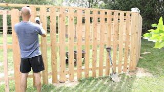 Building a Cedar Privacy Fence