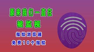 你的隐私正在暴露，原来我们一直在被监视当中，指纹浏览器 免费10个指纹