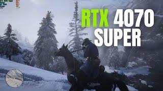 Red Dead Redemption 2 RTX 4070 Super Gameplay | Best Graphics Settings | Optimization Guide