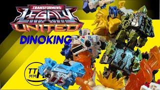 Pulsecon Transformers Dinoforce DINOKING Review (EPIC Stop Motion)