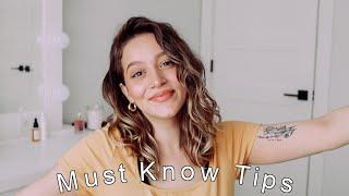 Things YOU should be doing RIGHT NOW for your wavy/curly hair! tips for beginners