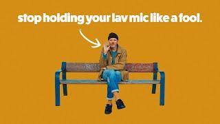 YouTubers, stop holding your lav mic!